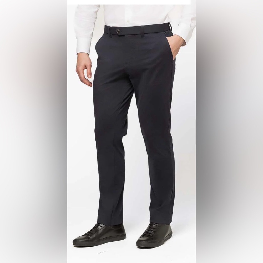 MXM Spirit Men’s Trouser Pants Navy Slim Fit Size 33